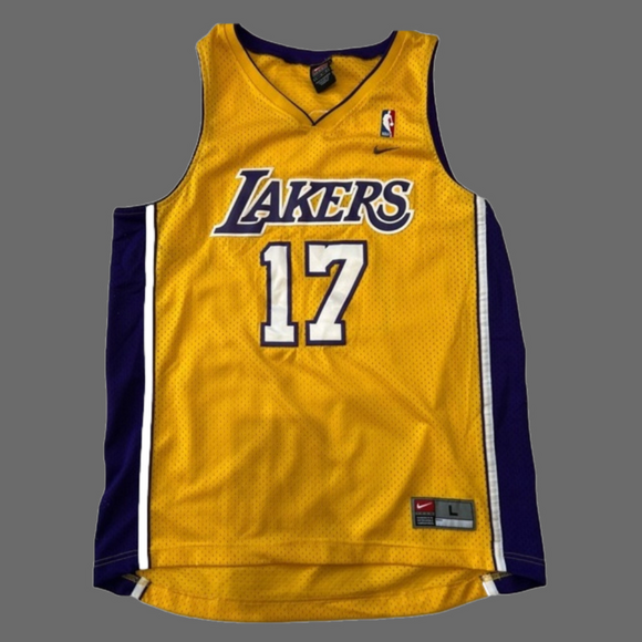 Nike Other - Rick Fox Los Angeles Lakers Nike Basketball Jersey